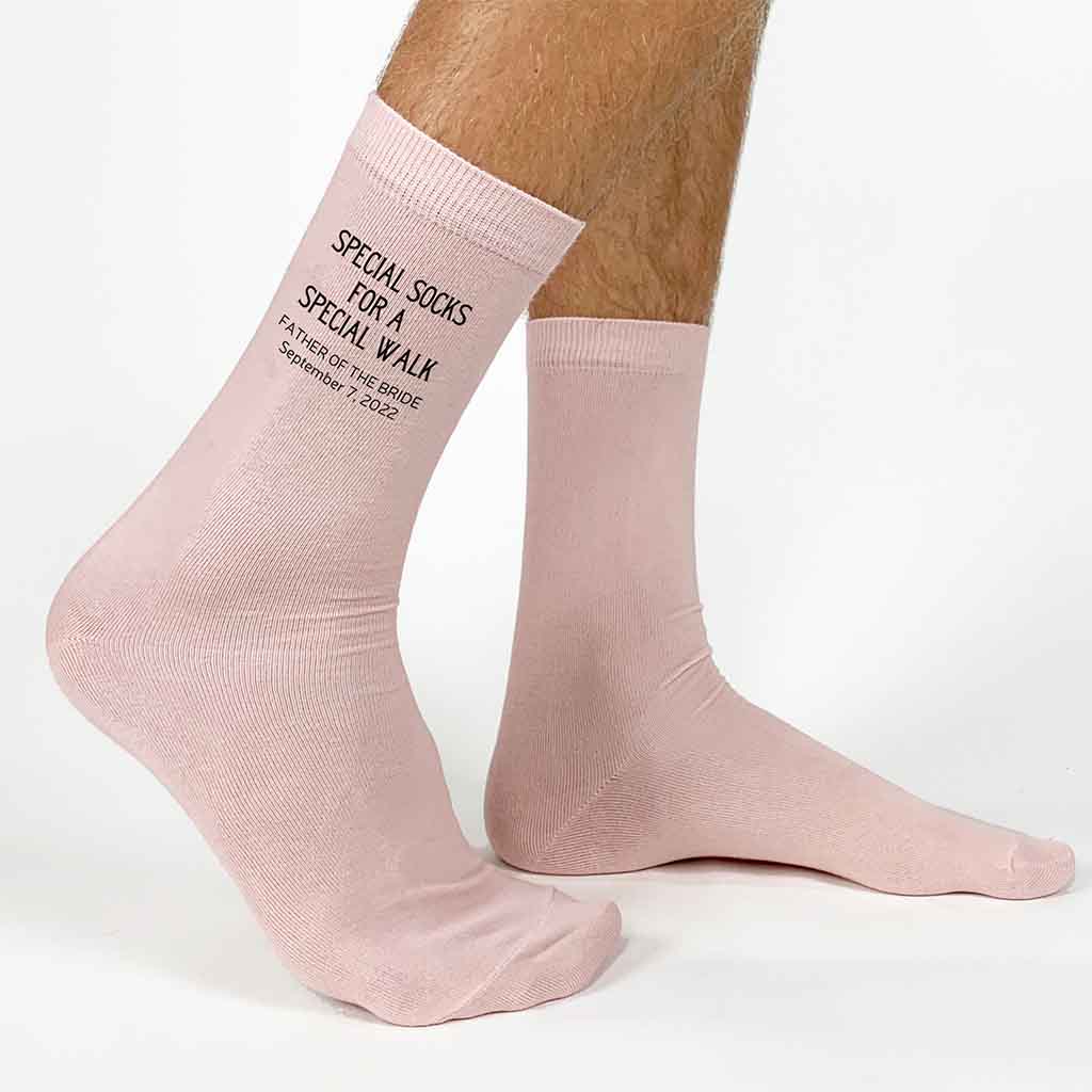 Personalized Wedding Socks for the Father of the Bride