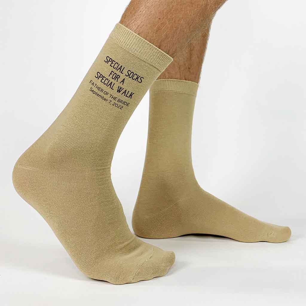 Personalized Wedding Socks for the Father of the Bride