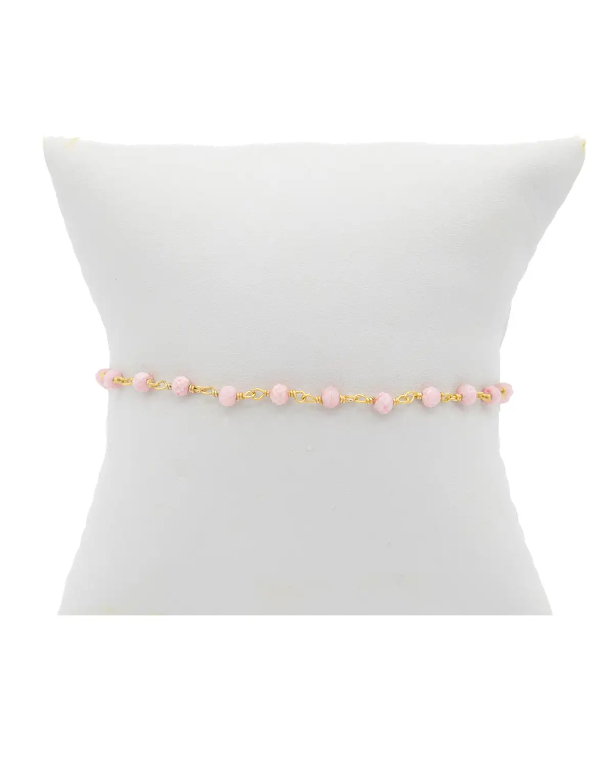 Pink Opal Beaded Bracelet