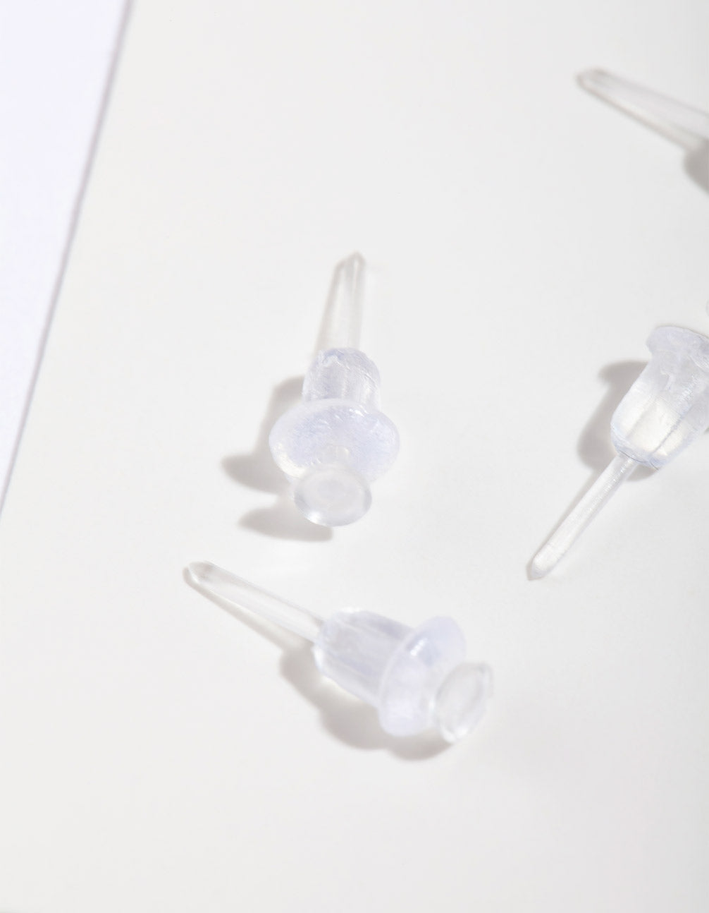 Plastic Sensitive Silicone Earrings