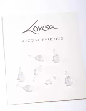 Plastic Sensitive Silicone Earrings