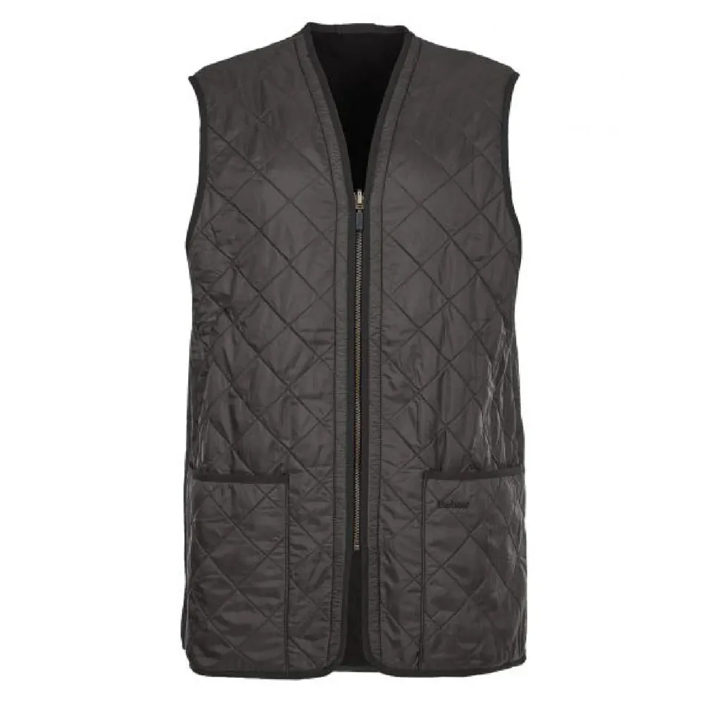 POLARQUILT WAISTCOAT/ZIP-IN LINER BLACK