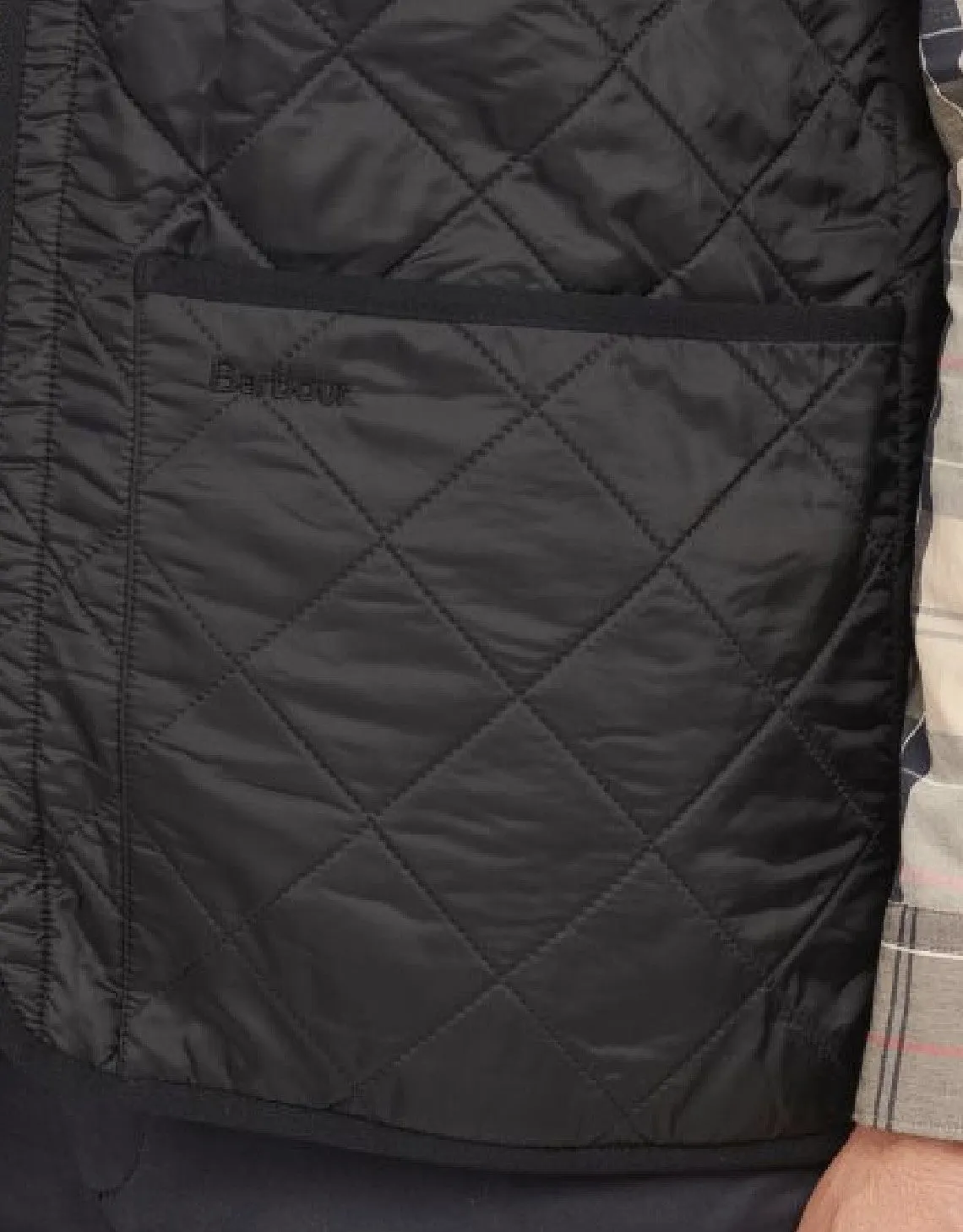 POLARQUILT WAISTCOAT/ZIP-IN LINER BLACK