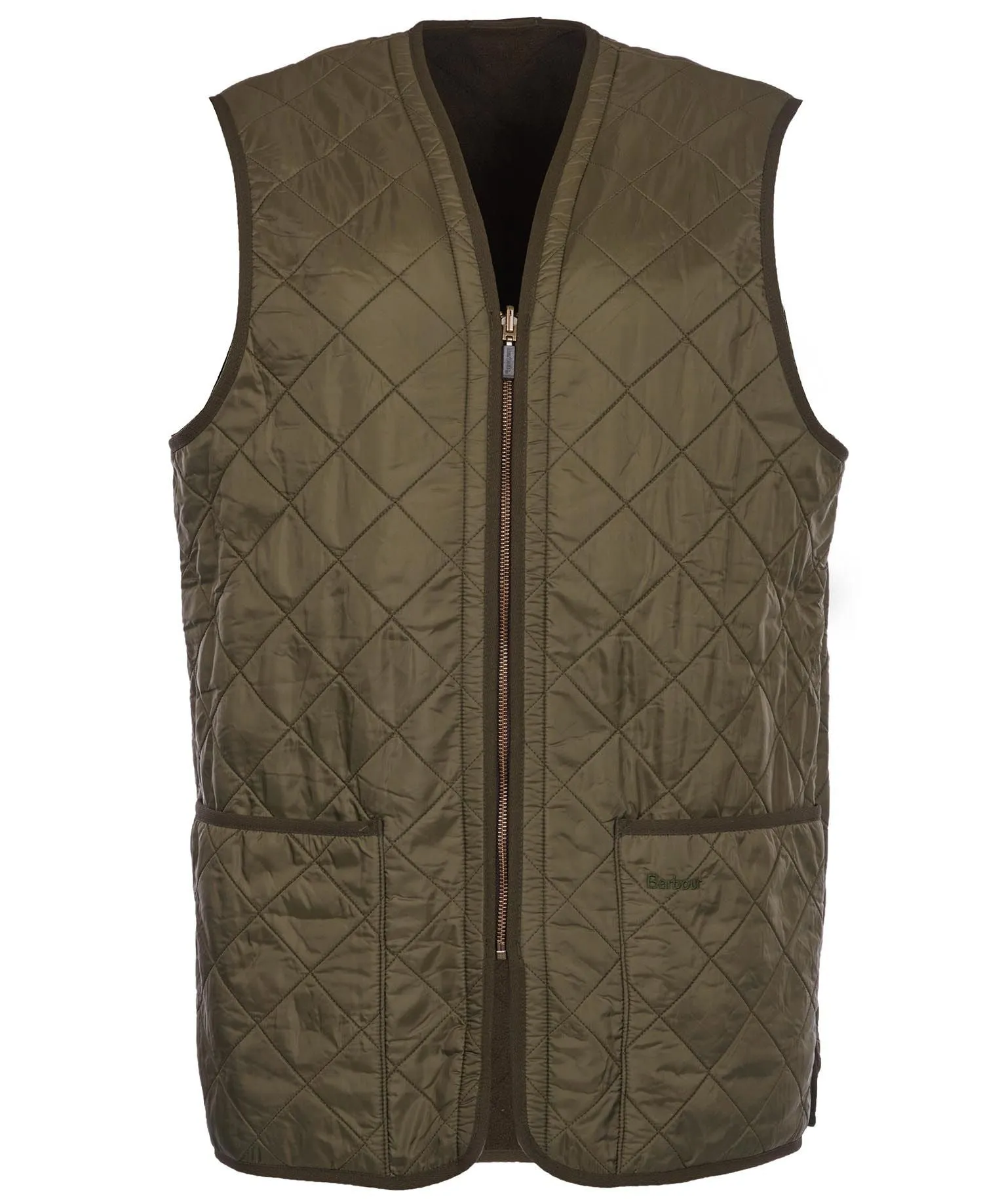 POLARQUILT WAISTCOAT/ZIP-IN LINER OLIVE