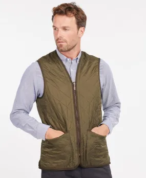 POLARQUILT WAISTCOAT/ZIP-IN LINER OLIVE