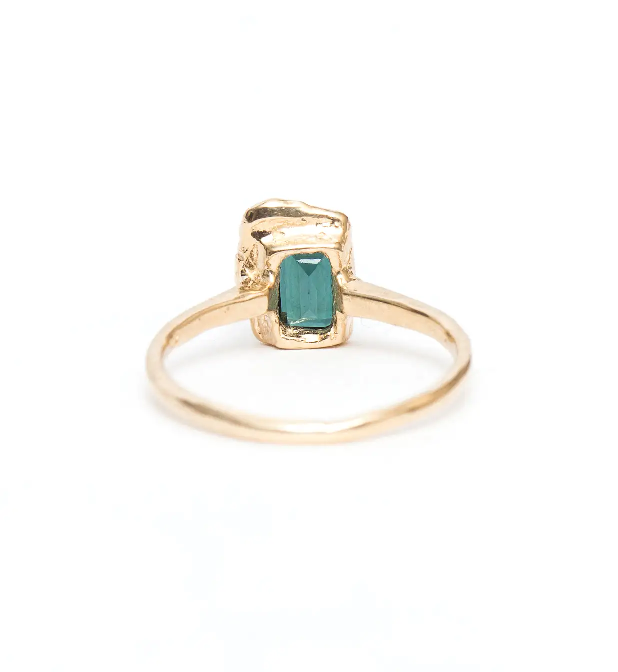 Reflection North-South Green Tourmaline Ring