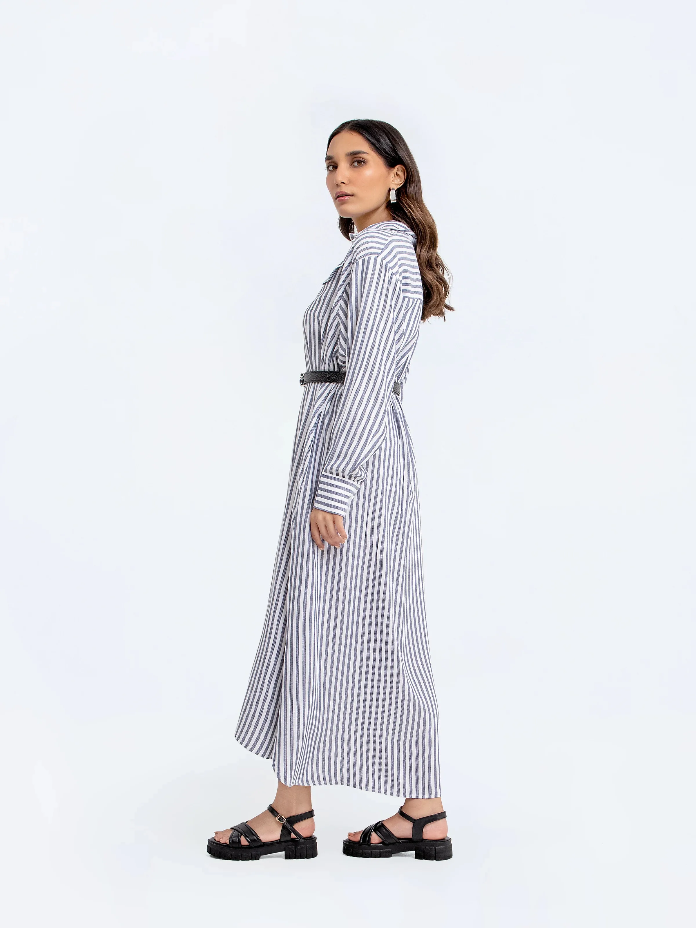 Relaxed Fit Long Dress Shirt - FWTD24-007