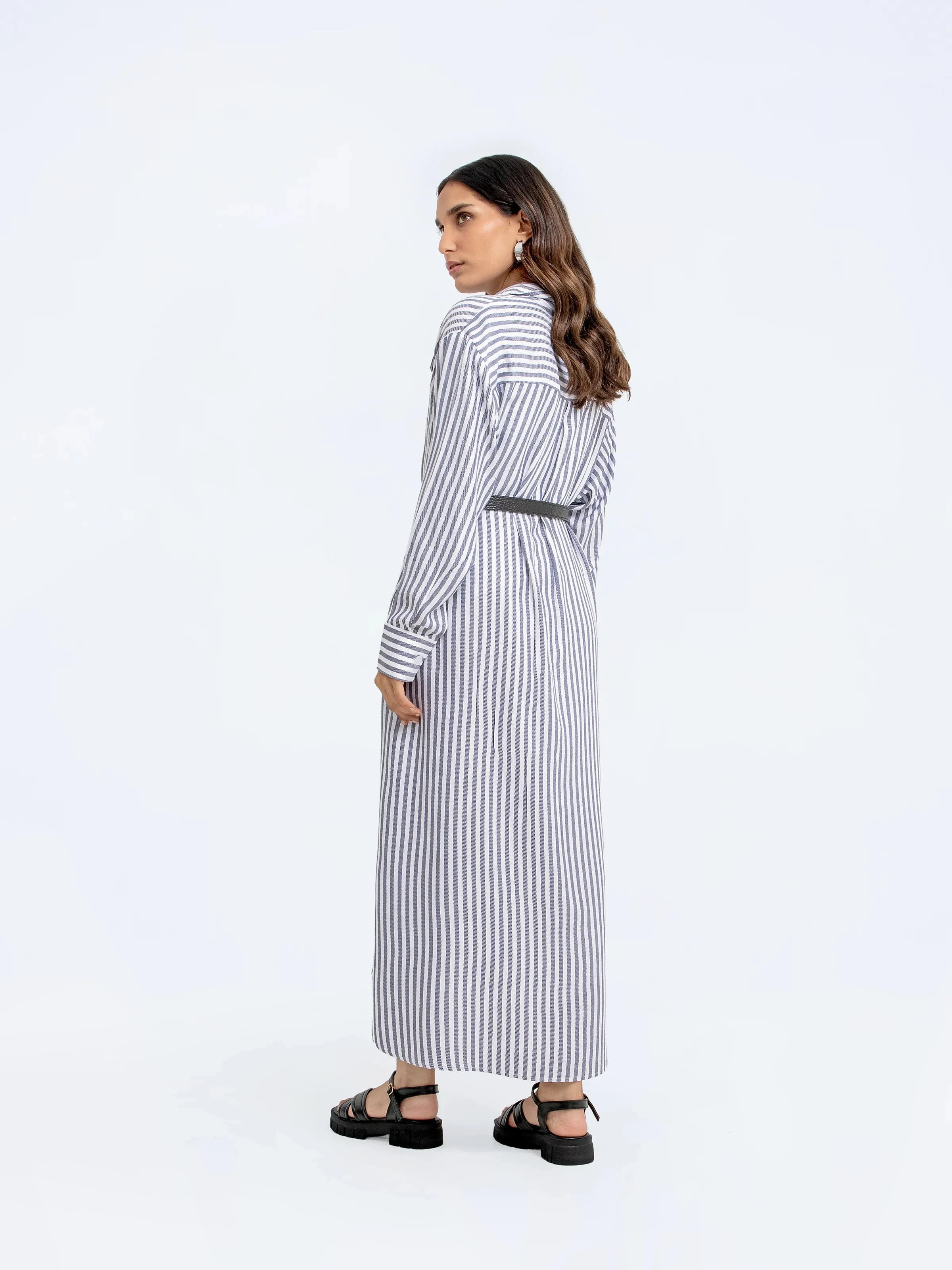 Relaxed Fit Long Dress Shirt - FWTD24-007