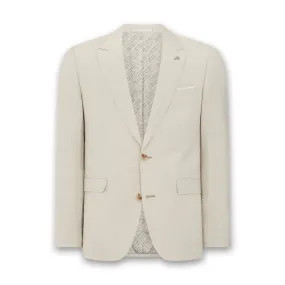 Remus - Massa Mix & Match Linen Blazer in Stone