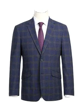 RENOIR Slim Fit Side Vented Blazer 294-19