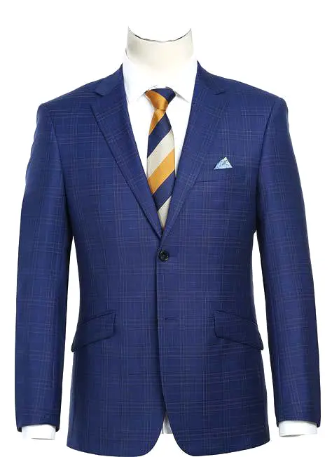 RENOIR Slim Fit Side Vented Blazer 563-7