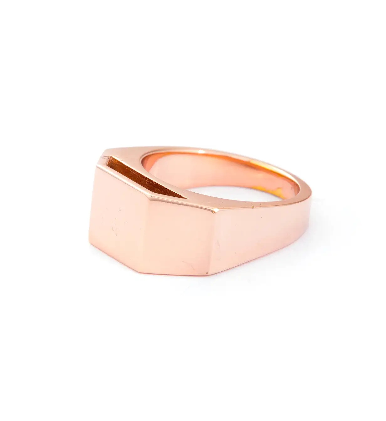 Rose Gold Cut Out Pedestal Ring