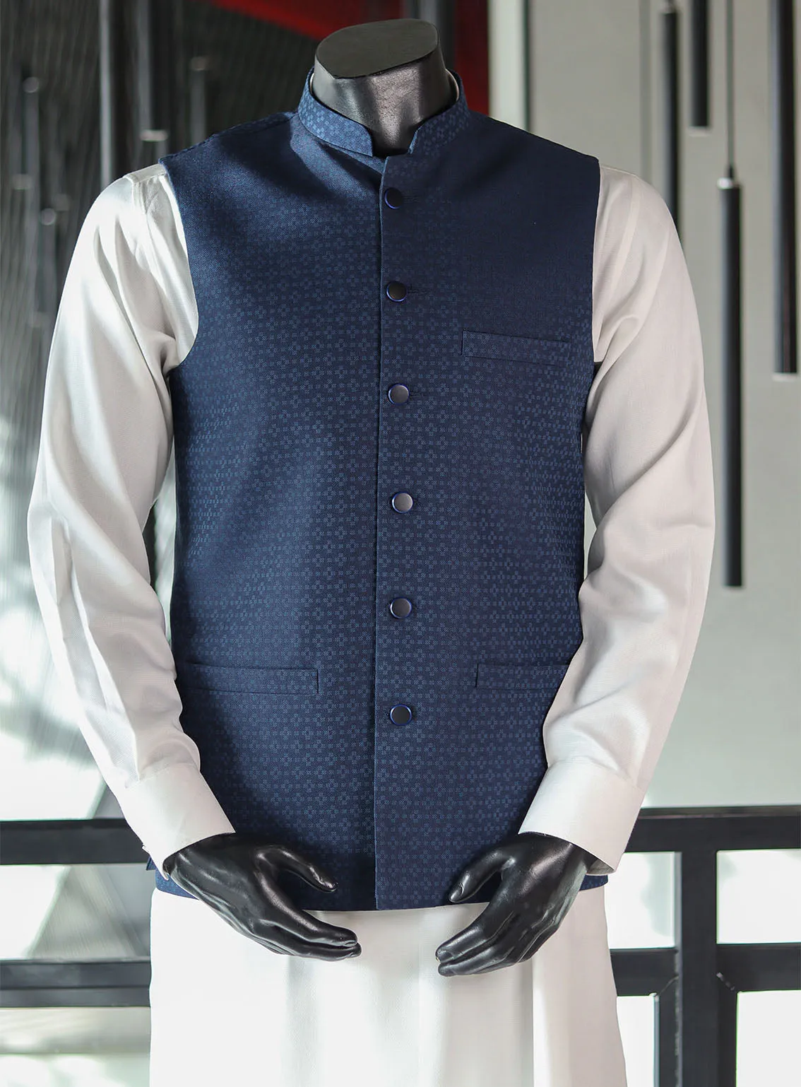 Royal Fashion Men Waistcoat Stitched RF24WC D-1042689-BJ