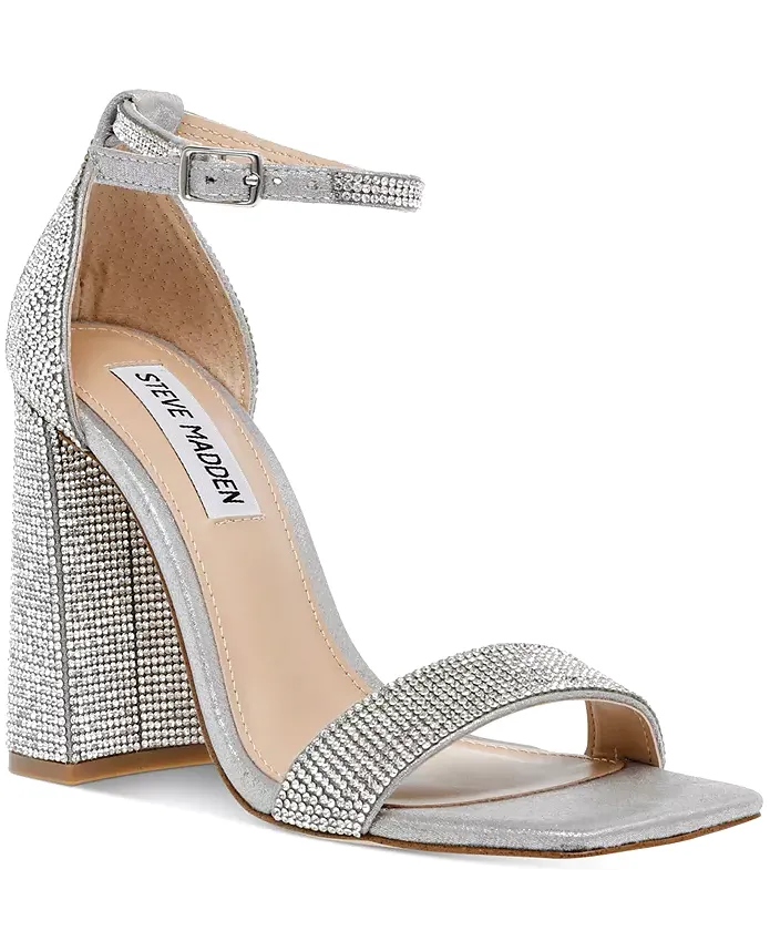 Silver Rhinestone TIAA heels