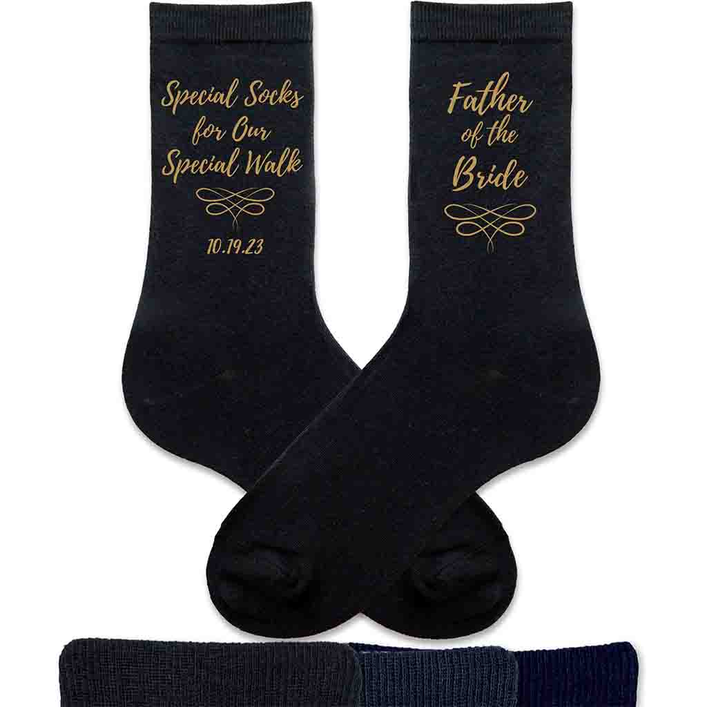 Special Socks - Special Walk, Father of the Bride Socks