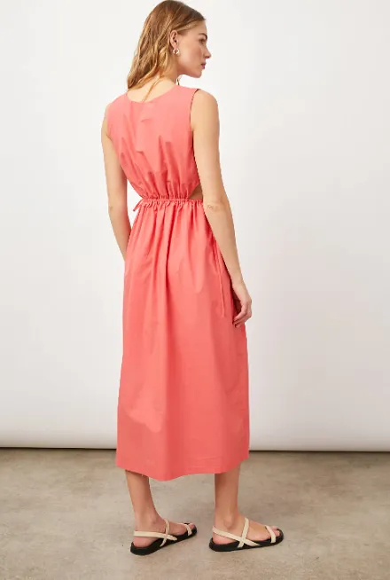 Spiced coral Yvette dress