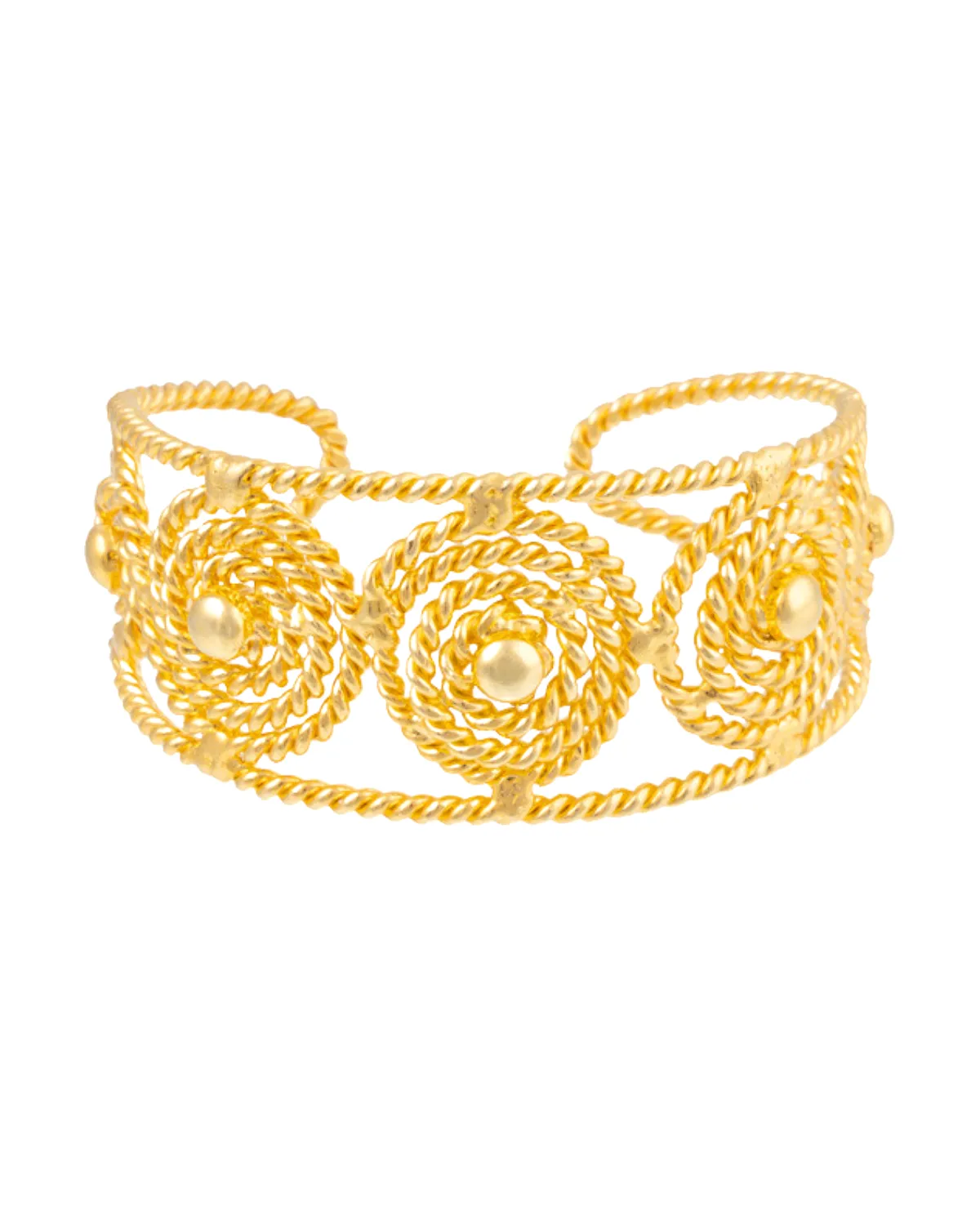 Spiral Manchette Cuff (Gold)