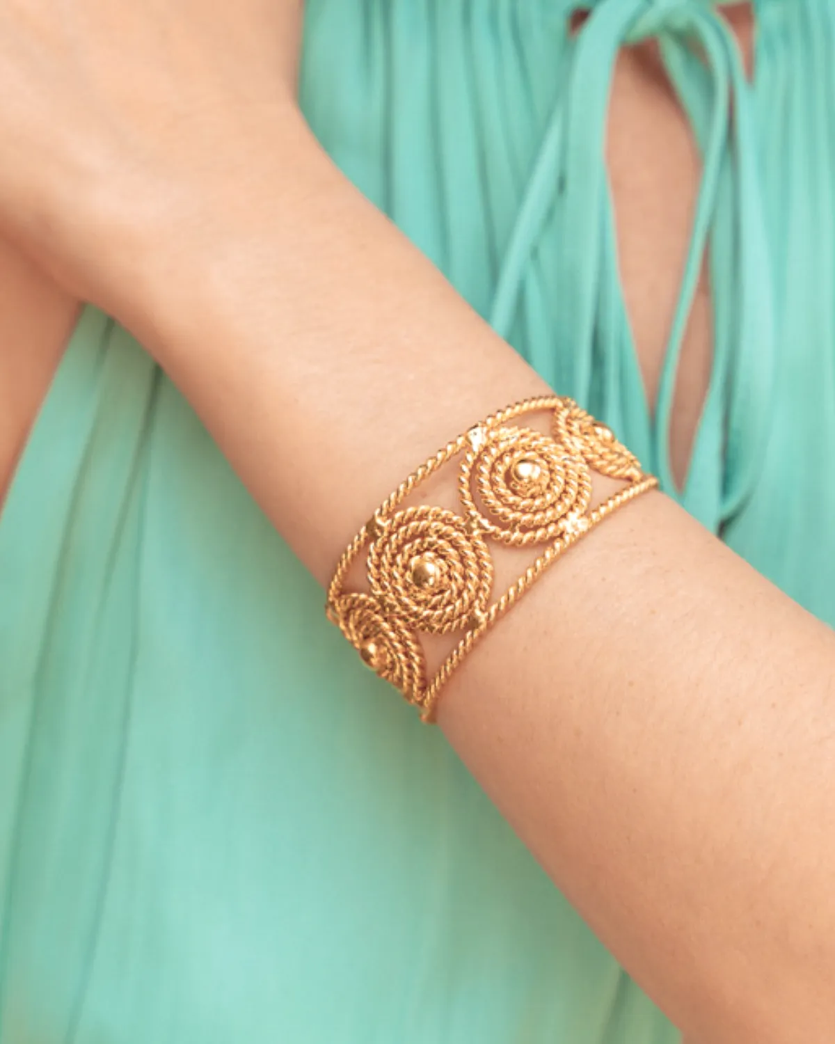 Spiral Manchette Cuff (Gold)