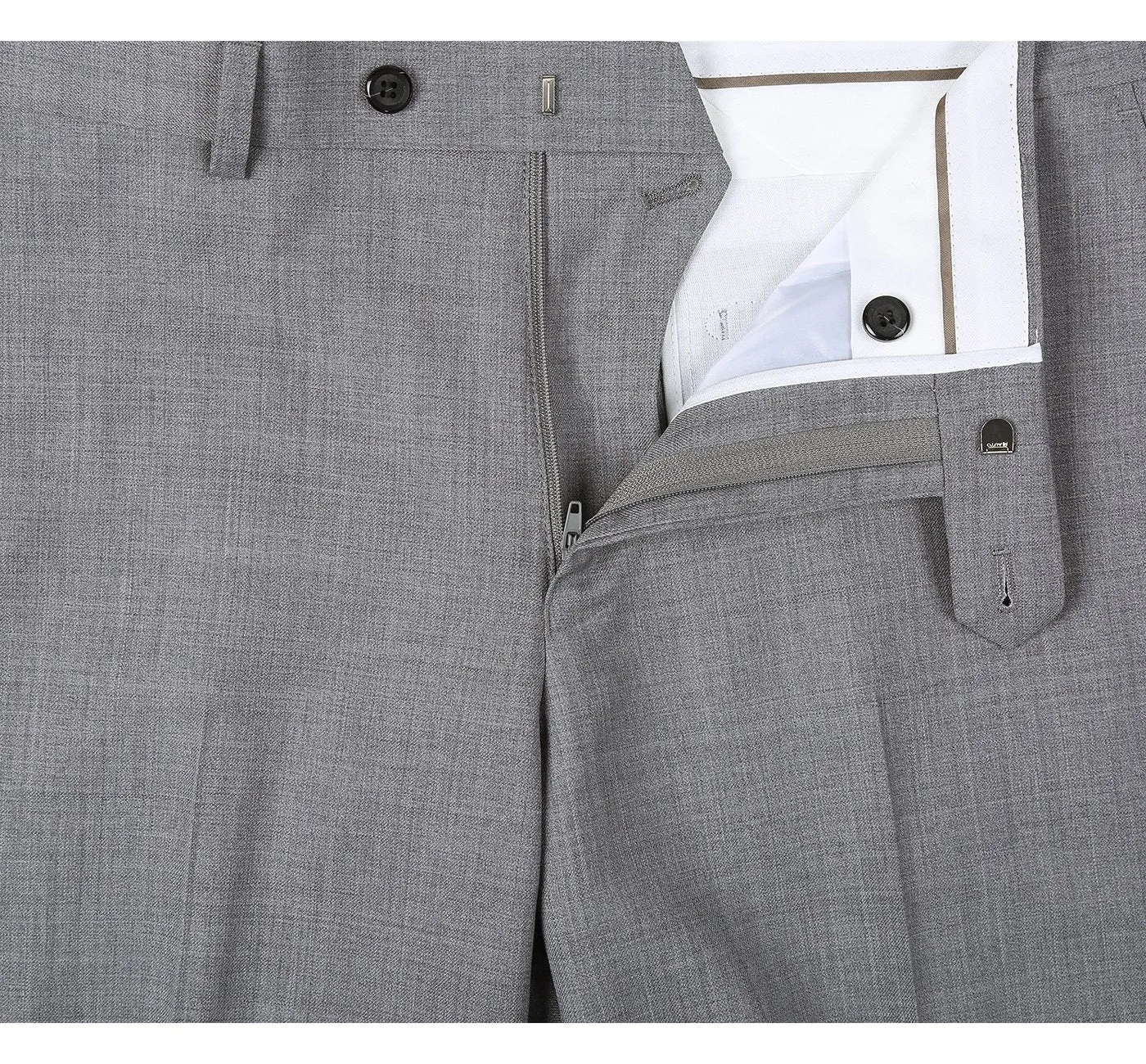 Super 140s Wool 2-Button CLASSIC FIT Suit in Grey (Short, Regular, and Long Available) by Renoir