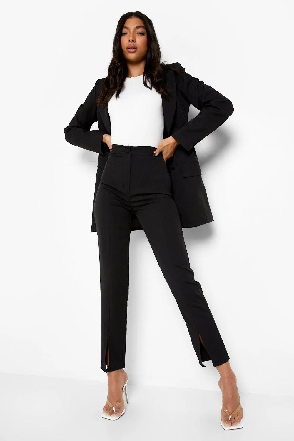 Tall Side Split Dress Pants