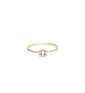 Three-Stepped Baguette Ring