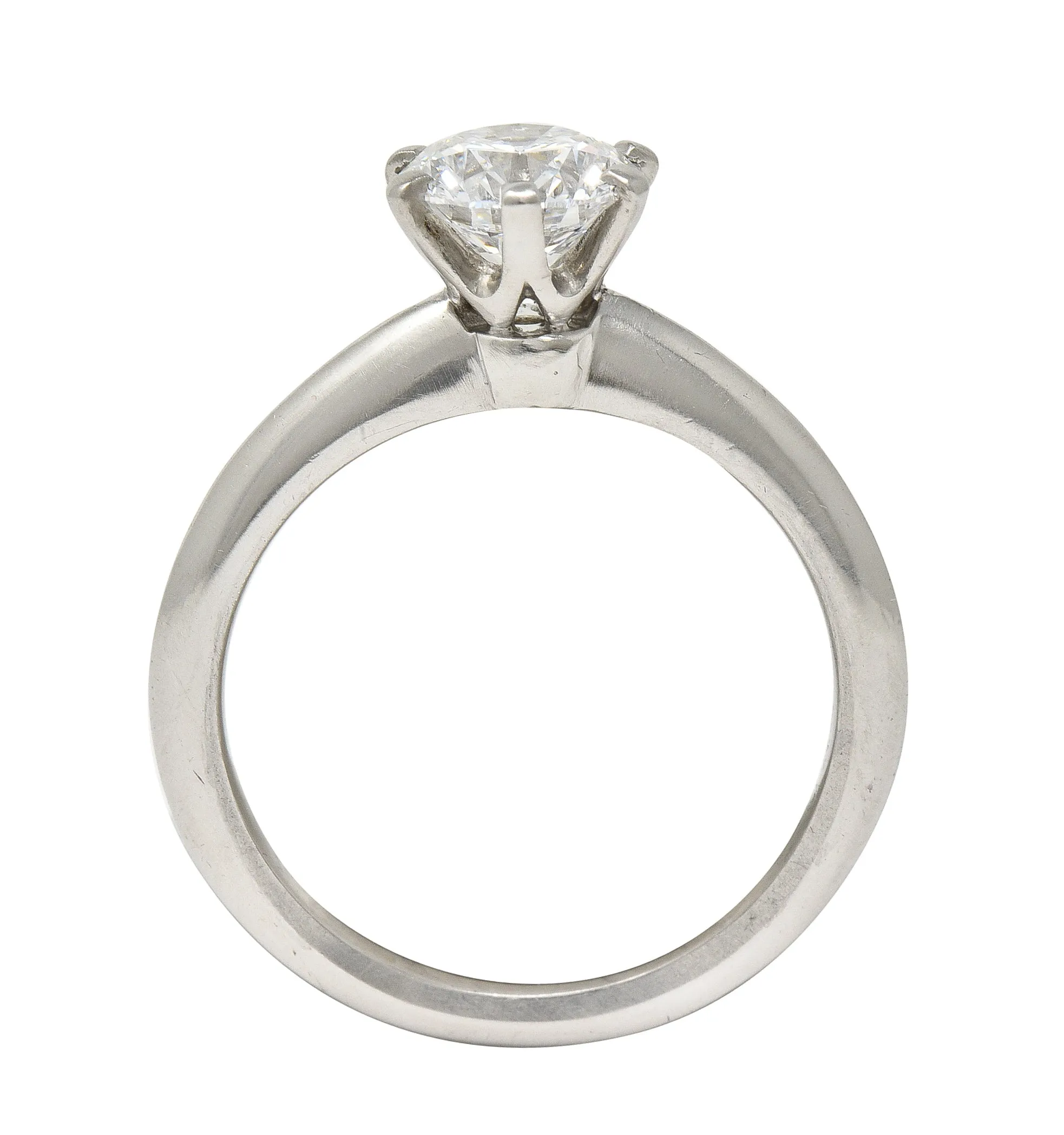 Tiffany & Co. Mid-Century 1.06 CTW Transitional Cut Solitaire Diamond Engagement Ring GIA