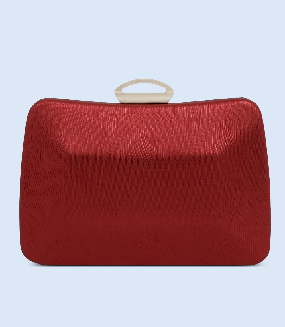 WB2499-MAROON-Women Snazzy Clutch