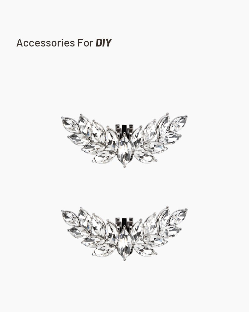 White Wing Diamond Buckle